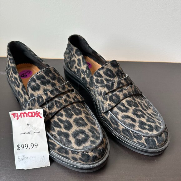 NWT Rag & Bone Womans Leopard Print Shoes Size 8 - Picture 1 of 5